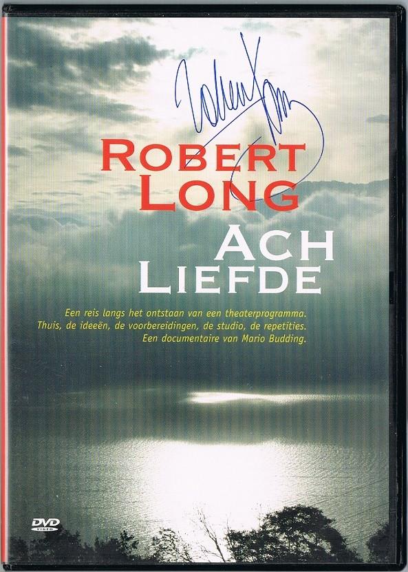 dvd  ROBERT LONG  "Ach Liefde "   2004   GESIGNEERD !!, Alle leeftijden, Ophalen of Verzenden, Zo goed als nieuw