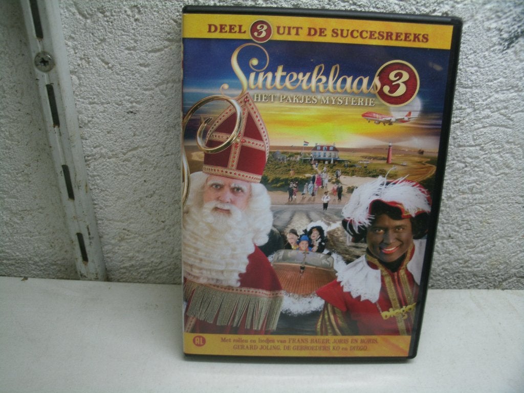 dvd 308k sinterklaas 3 het pakjes mysterie, Alle leeftijden, Ophalen of Verzenden, Zo goed als nieuw