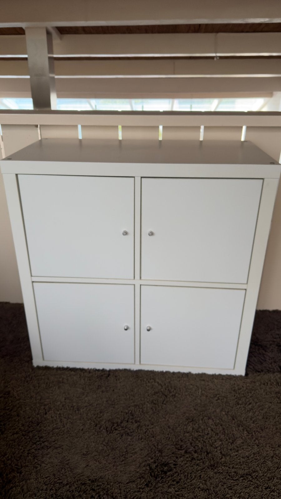 IKEA Kallax kast met deuren, zo goed als nieuw, Ophalen, Zo goed als nieuw
