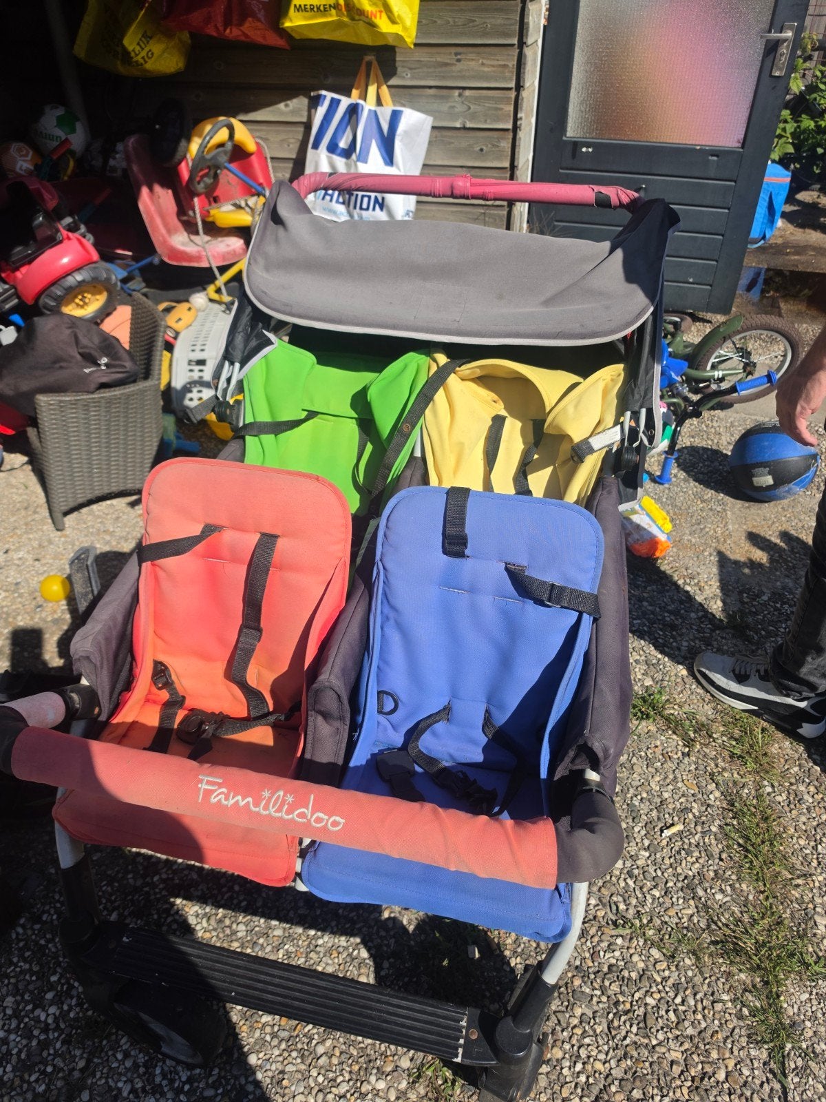 4 ling wagen, Ophalen, Gebruikt, Kinderwagen of Buggy
