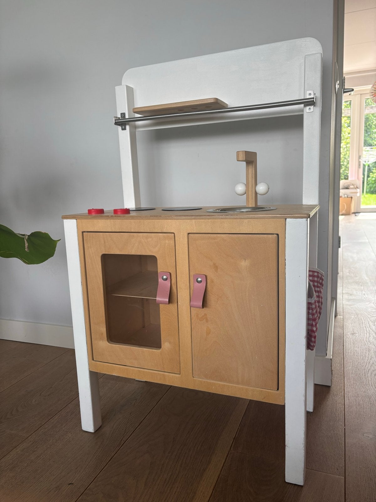 Houten speelkeuken met accessoires, Ophalen, Gebruikt, Hout, Speelkeuken