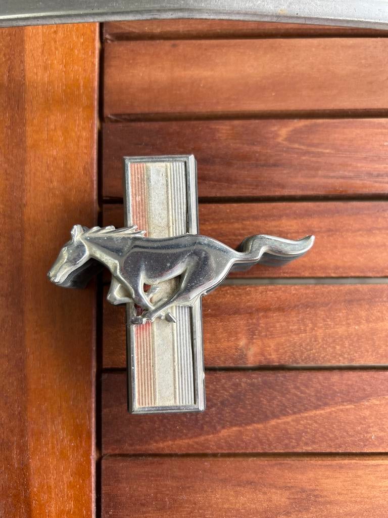 Mustang 1971-1973 grillranden + running pony badge, Auto-onderdelen, Gebruikt, Voor, Ophalen of Verzenden, Spatbord