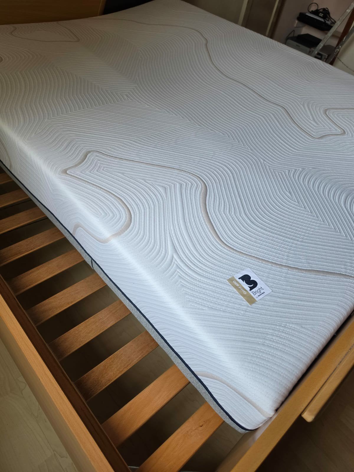Tweepersoons matras van beterbed 160/200 cm, Ophalen, Wit, Tweepersoons, Zo goed als nieuw