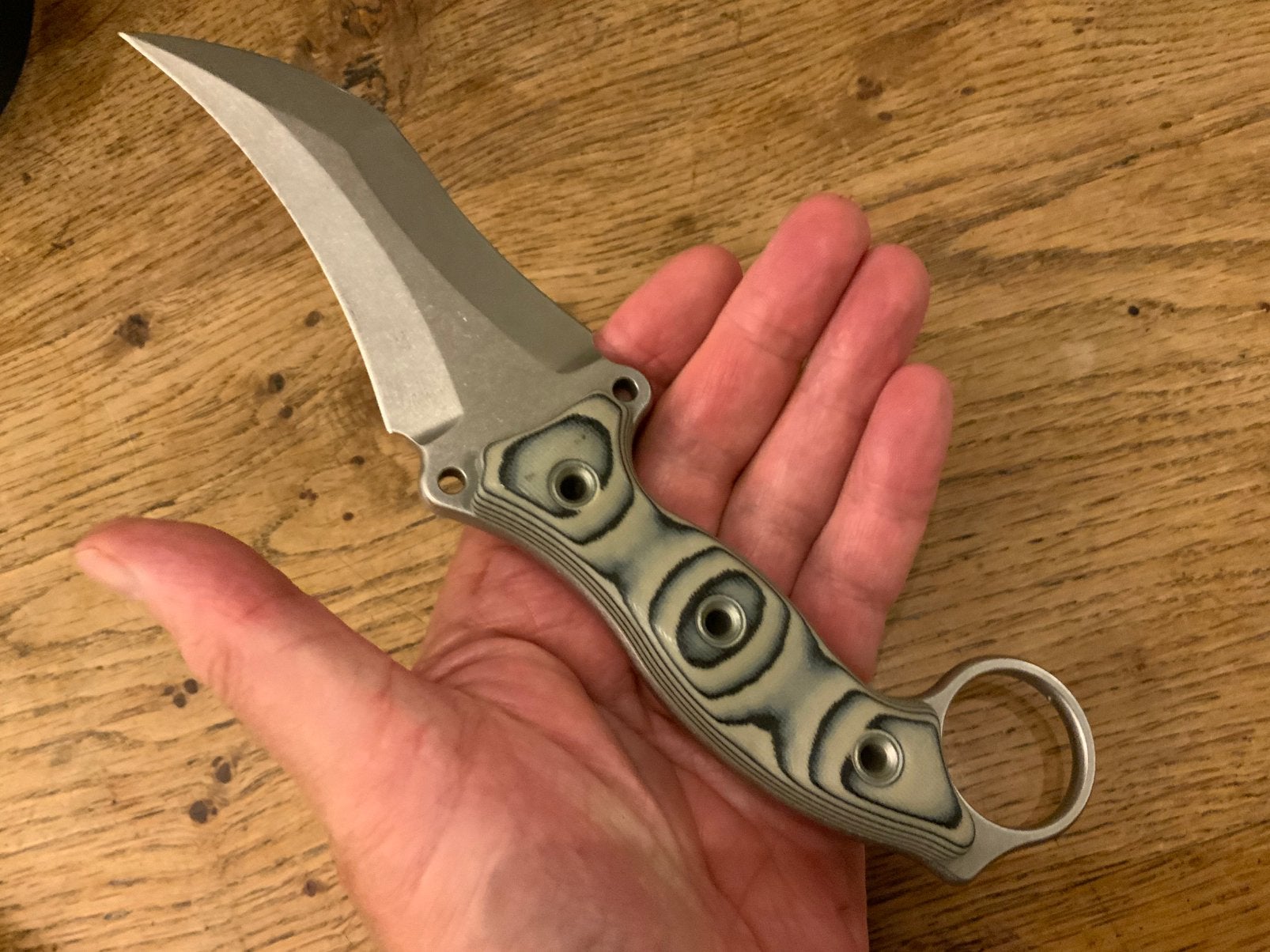 Busse Combat Custom Shop Triceratops Mes Dolk INFI Staal, Ophalen of Verzenden, Zo goed als nieuw
