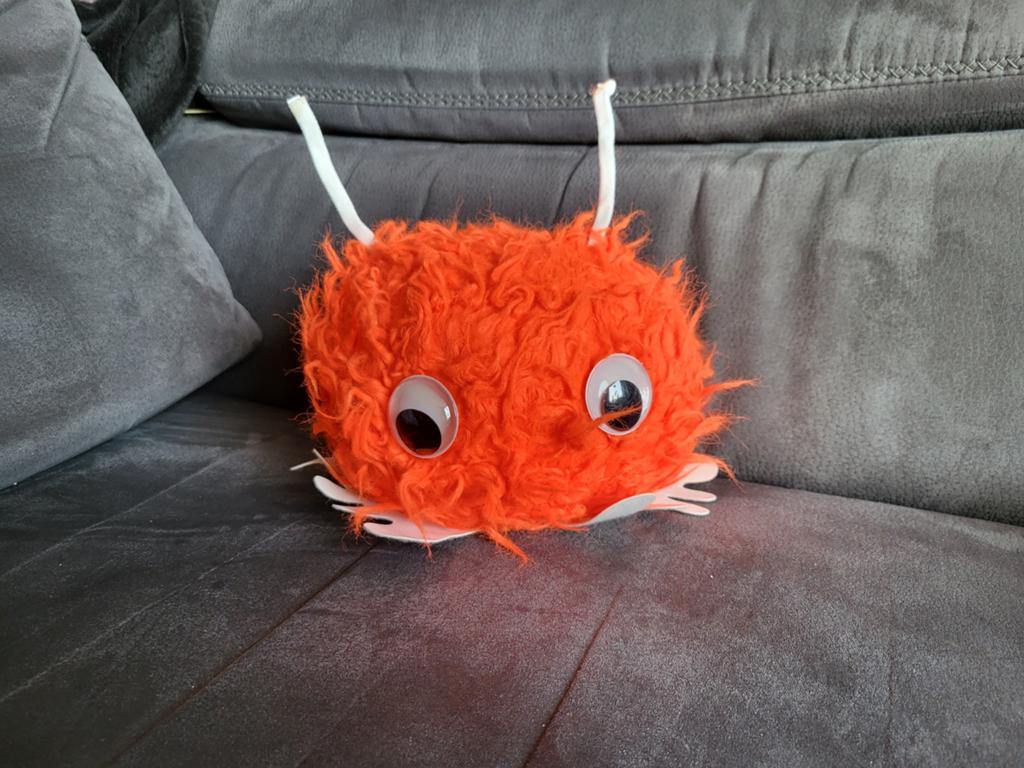 Oranje Wuppie - mascotte knuffel Holland voetbal - WK, Ophalen of Verzenden, Oranje, Overige typen