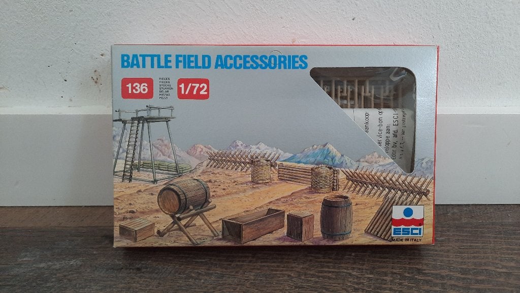 Esci 216 Battle Field Accessories Bouwmodel Diorama, Ophalen of Verzenden, Nieuw, 1:35 tot 1:50, Diorama