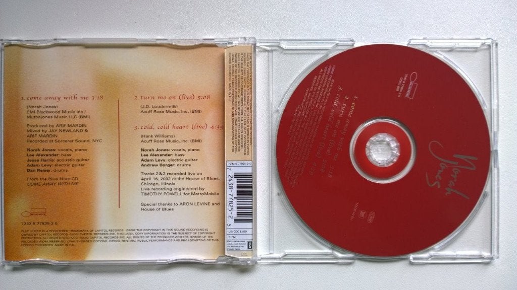 Norah Jones - Come Away With Me (CD Single), Cd's en Dvd's, Cd Singles, Maxi-single, Ophalen of Verzenden, Zo goed als nieuw, 1 single