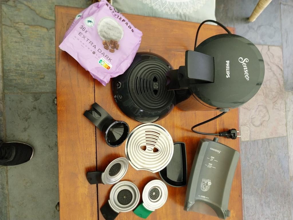 Philips Senseo koffiezetapparaat zwartmet reserve onderdelen, Witgoed en Apparatuur, Koffiepads en cups, Koffiemachine, Ophalen of Verzenden