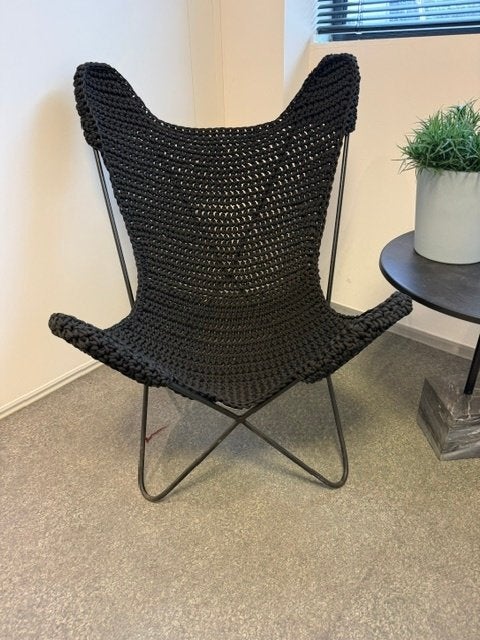 Vlinderstoel, Ophalen, Zwart, Overige materialen, Nieuw