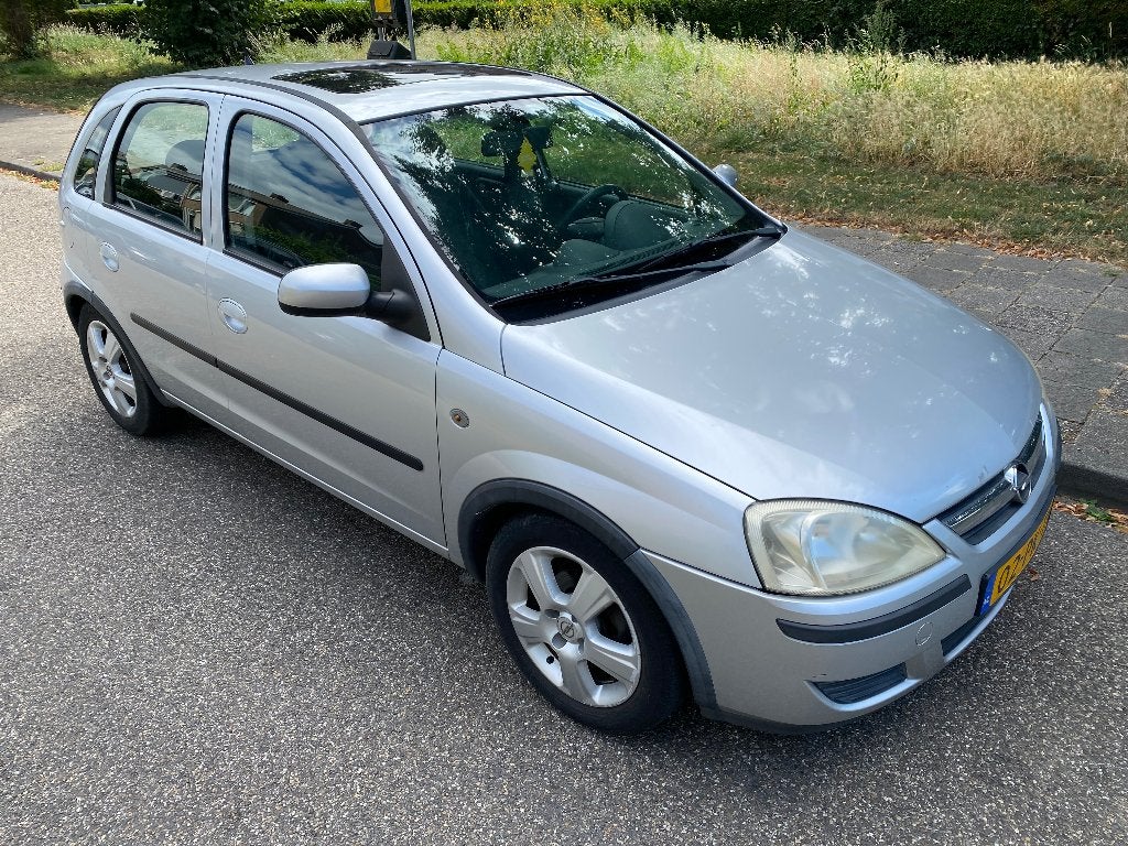 Opel Corsa 1.2 16V 5D Easytronic 2004 Grijs 5DRS sport autm, Auto's, Opel, 74 pk, 31 €/maand, Origineel Nederlands, Grijs
