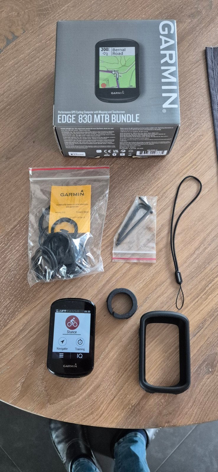 Garmin Edge 830 MTB Bundel Fietscomputer, Fietsen en Brommers, Fietsaccessoires | Fietscomputers, Ophalen of Verzenden, Draadloos