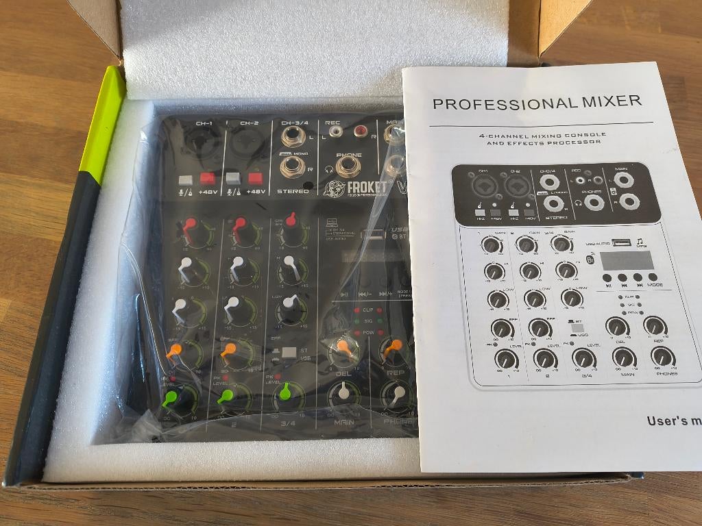 Audio interface, Ophalen of Verzenden, Nieuw, Minder dan 5 kanalen, Microfooningang