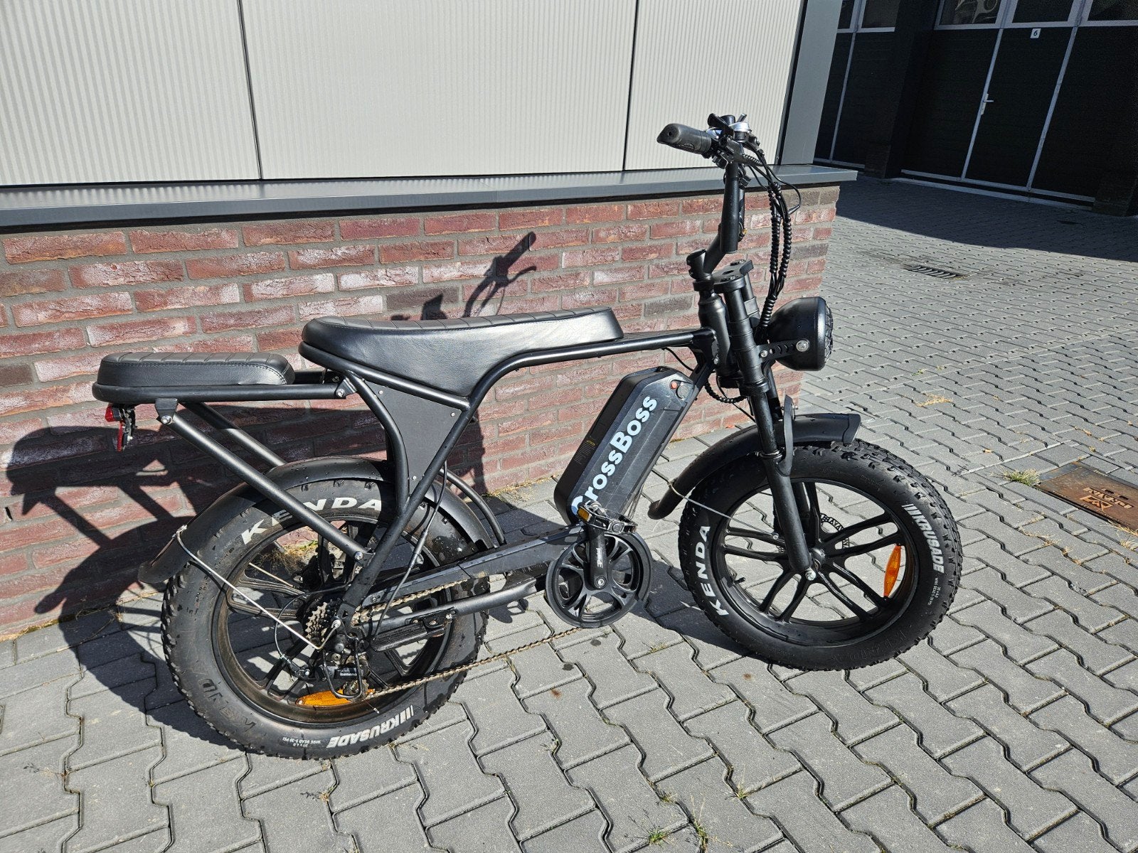 Crossboss V8 Fatbike met achterzitje - Nette staat!, Ophalen