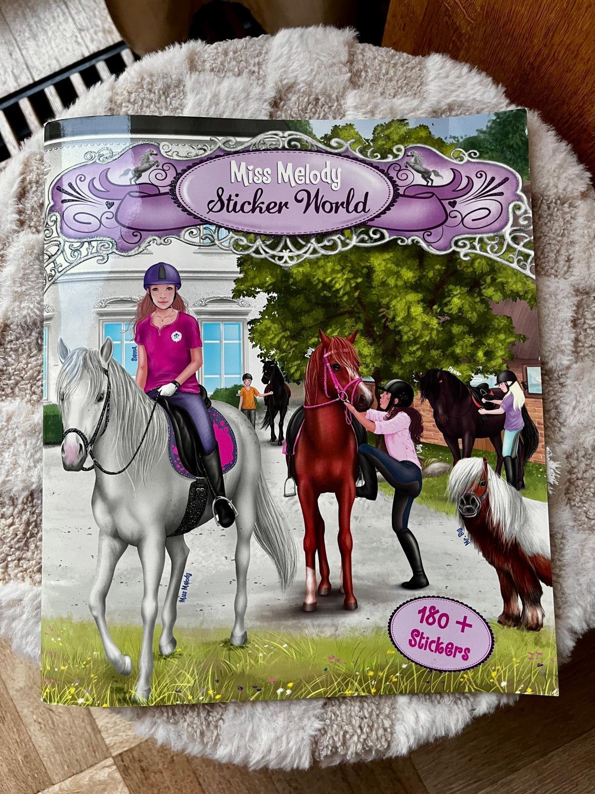 Stickerboek paarden thema - Miss Melody, Ophalen of Verzenden, Gebruikt, Boek of Gids