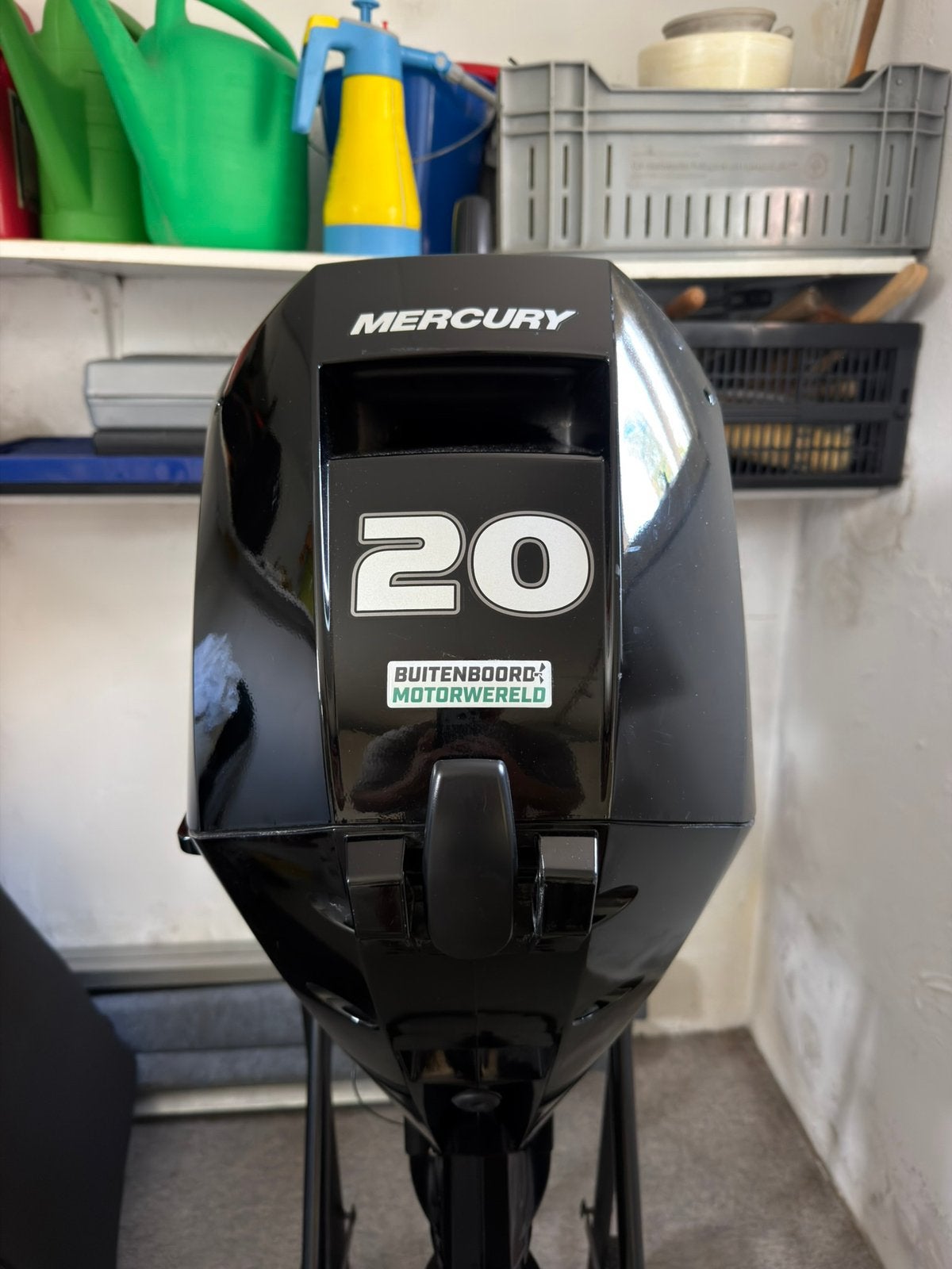 Mercury 20PK Kortstaart | Handstart | 3 Schroeven, Watersport en Boten, Ophalen, 10 tot 30 pk, Viertaktmotor, Zo goed als nieuw