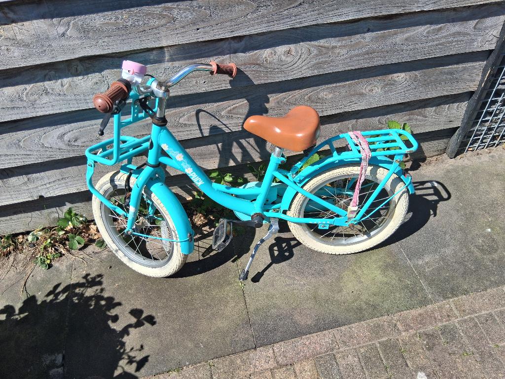 Kinderfiets, Ophalen, Terugtraprem, Zijwieltjes, Gebruikt