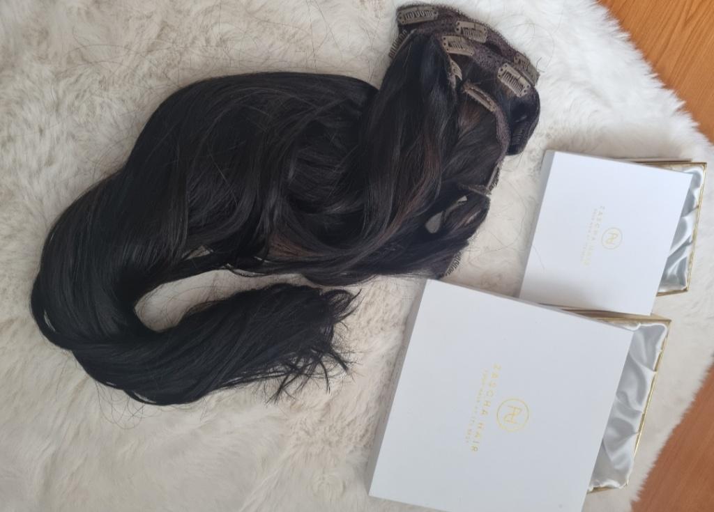 Clip in extensions, Ophalen of Verzenden, Zo goed als nieuw, Pruik of Haarverlenging