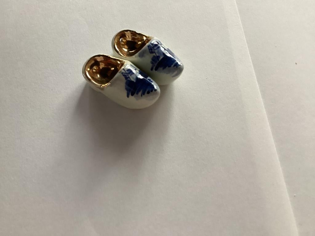 Delfsblauw mini klompjes, Ophalen of Verzenden