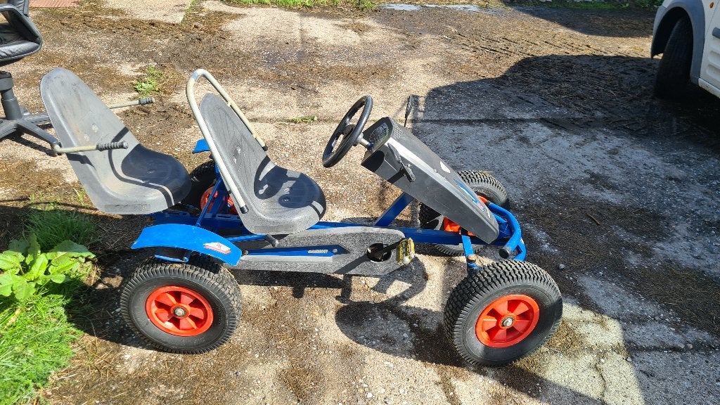 Mammoet skelter met duozit en aanhanger, Kinderen en Baby's, Speelgoed | Buiten | Skelters, Ophalen, Zo goed als nieuw, Mammoet