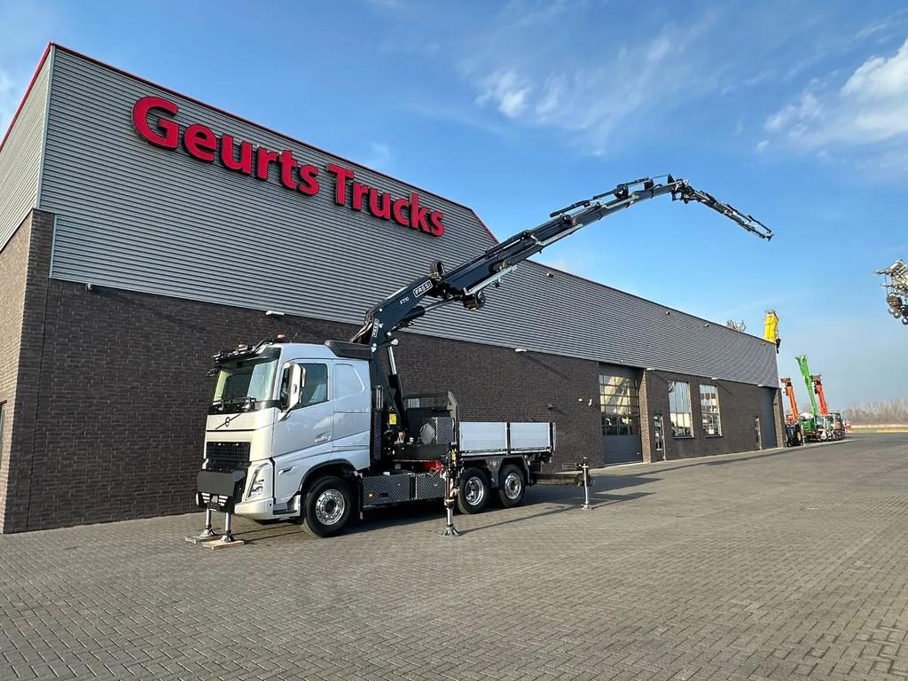 Volvo FH 520 6X2 TREKKER/TRACTOR/SZM MET FASSI F710RA.2.26 X, Auto's, Vrachtwagens, Automaat, Euro 6, 510 pk, Bedrijf