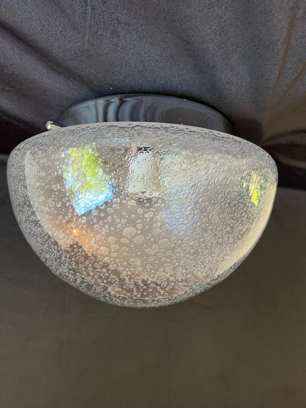 Vintage Peill Putzler? plafondlamp bubble belletjes glas, Ophalen of Verzenden, Zo goed als nieuw, Glas