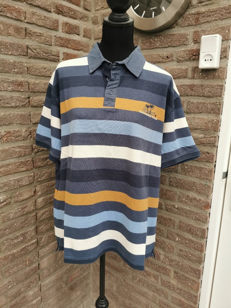 Bartlet – gestreepte polo 2XL, Kleding | Heren, Polo's, Ophalen of Verzenden, Gedragen, Overige maten, Overige kleuren