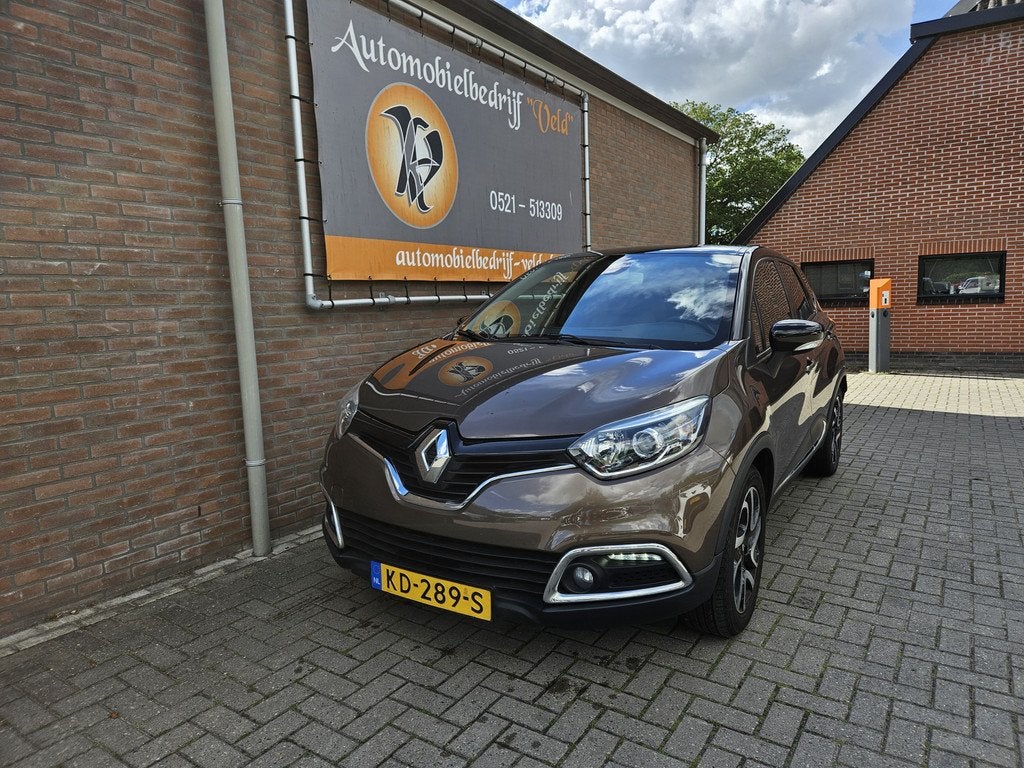 Renault Captur 0.9 TCe Dynamique (bj 2014), Voorwielaandrijving, Stof, Gebruikt, Bruin