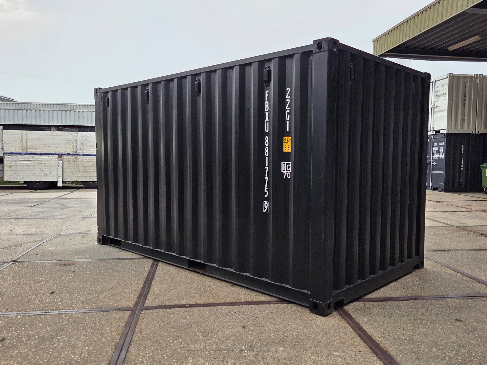 15ft container, Ophalen of Verzenden, Nieuw, Metaal, Containerberging