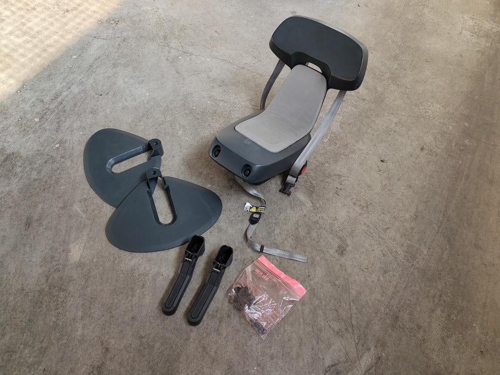 Fiets Actherzitje Guppy Junior grijs, Fietsen en Brommers, Fietsaccessoires | Fietsstoeltjes, Ophalen, Gebruikt