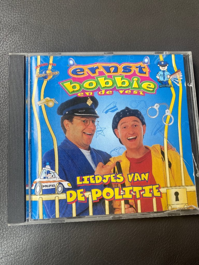 Ernst, Bobbie en de Rest - Liedjes van de Politie CD, 6 tot 9 jaar, Inclusief doosje, Ophalen of Verzenden, Zo goed als nieuw
