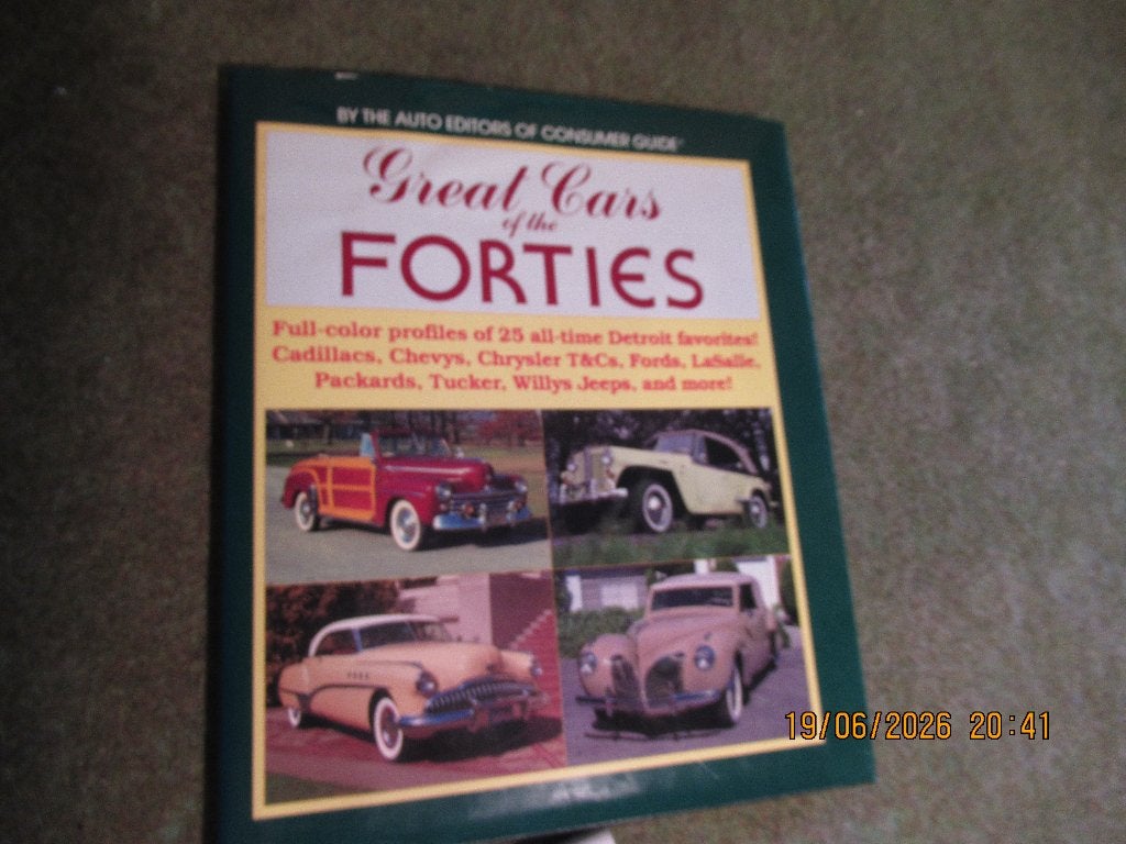 autoboeken :great cars of the fourties, Ophalen of Verzenden, Zo goed als nieuw, Algemeen