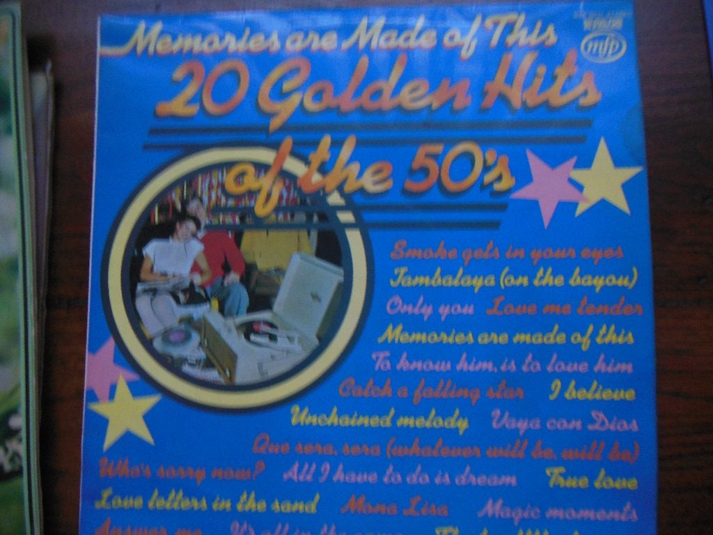 lp rock n roll 20 golden hits of the 50's vinyl record album, LP, Gebruikt, Ophalen of Verzenden, 12 inch