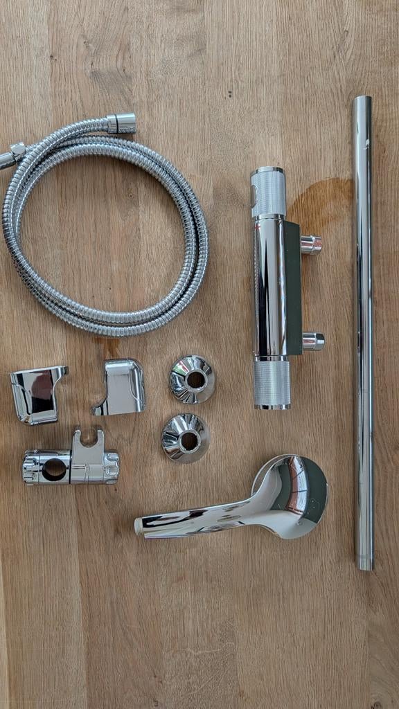 Grohe Feel Thermostaatkraan, Ophalen, Zo goed als nieuw, Met douche
