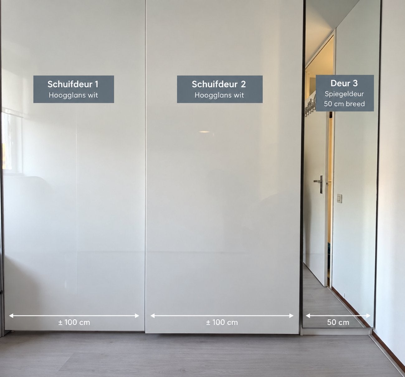 Pax kast 2.5 meter breed, Ophalen, Zo goed als nieuw, 50 tot 75 cm, 200 cm of meer