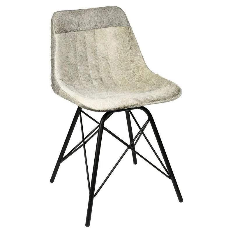 Mars & More stoel koe grijs - 79cm (zelfmontage), Huis en Inrichting, Nieuw, Ophalen of Verzenden, Eén, Grijs