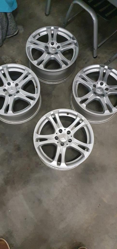 Vier 17 inch lichtmetalen velgen, Auto-onderdelen, Banden en Velgen, Ophalen, Velg(en), 17 inch, Zomerbanden