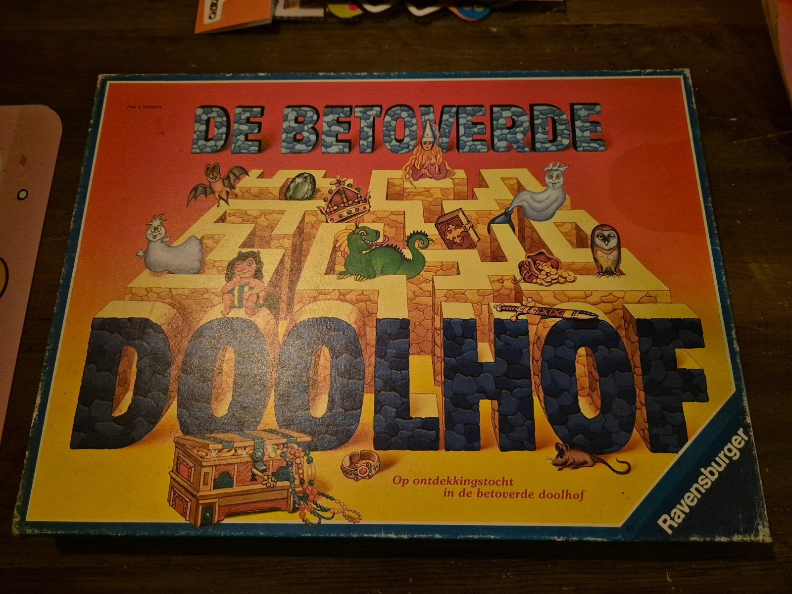 Spel doolhof, Ophalen
