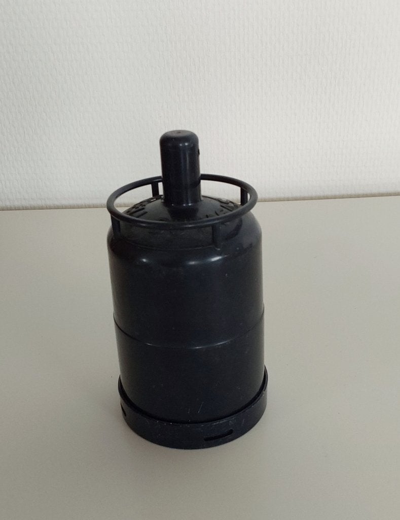 Vintage shell butagas SPAARPOT, Ophalen of Verzenden, Gebruikt, Kunststof, Overige thema's