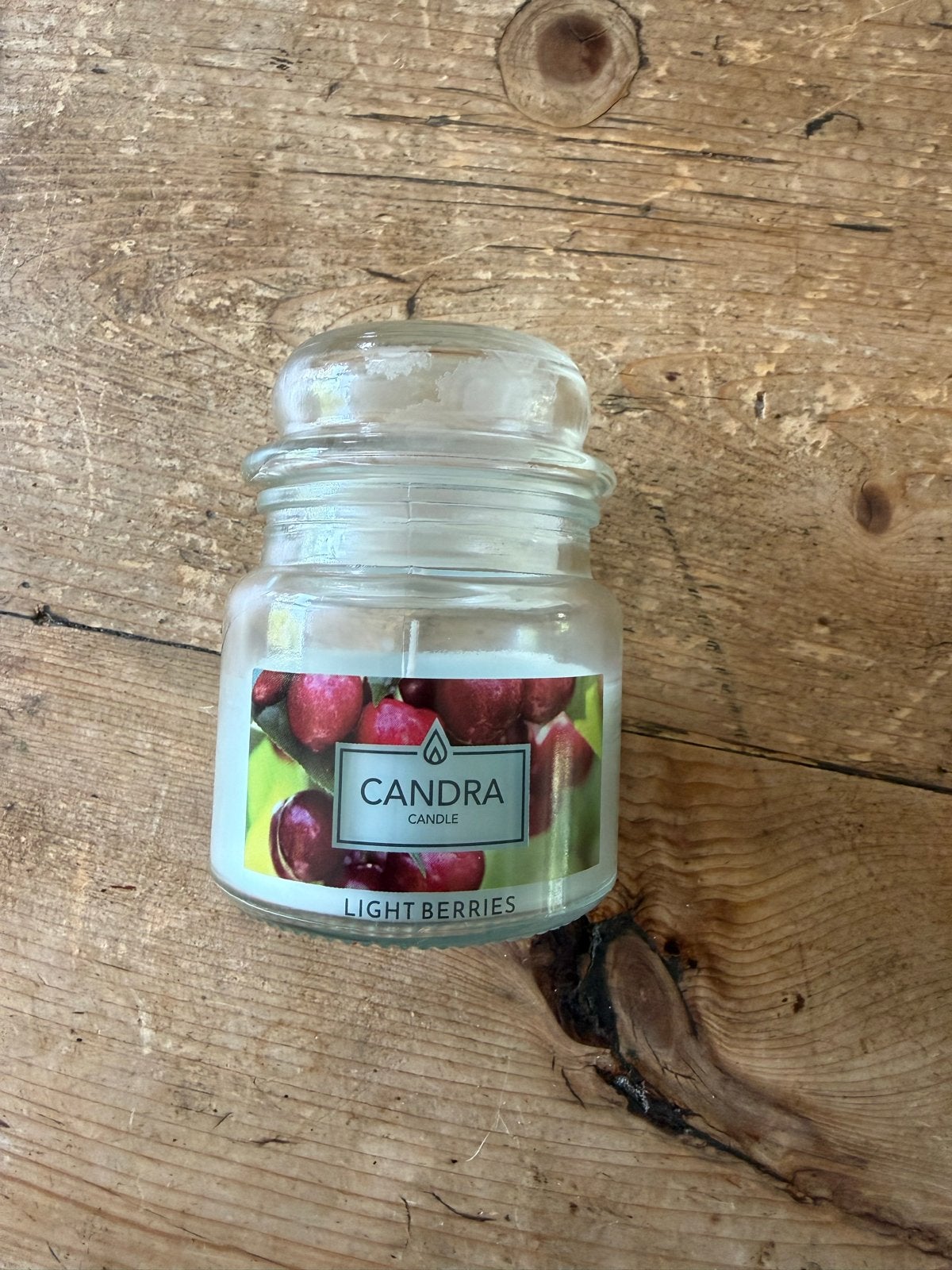 Candra Candle Light Berries, Overige materialen, Verzenden, Wit, Zo goed als nieuw