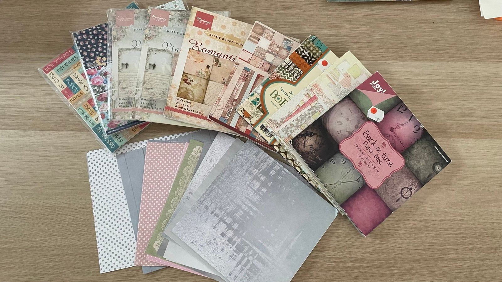 Scrapbook papier pakket - diverse merken en thema's, Ophalen of Verzenden, Gebruikt, Papier of Karton, Overige merken