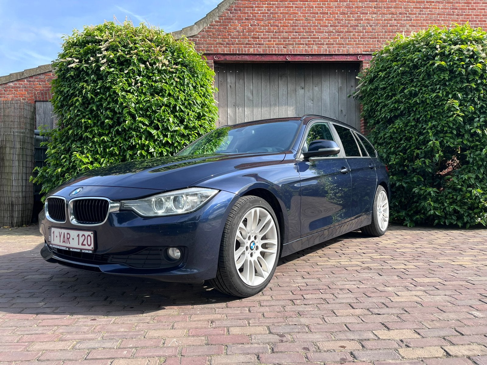 BMW 320D F31 Touring - automaat - Apple Carplay/Android Auto, Auto's, Automaat, Euro 5, Achterwielaandrijving, Zwart