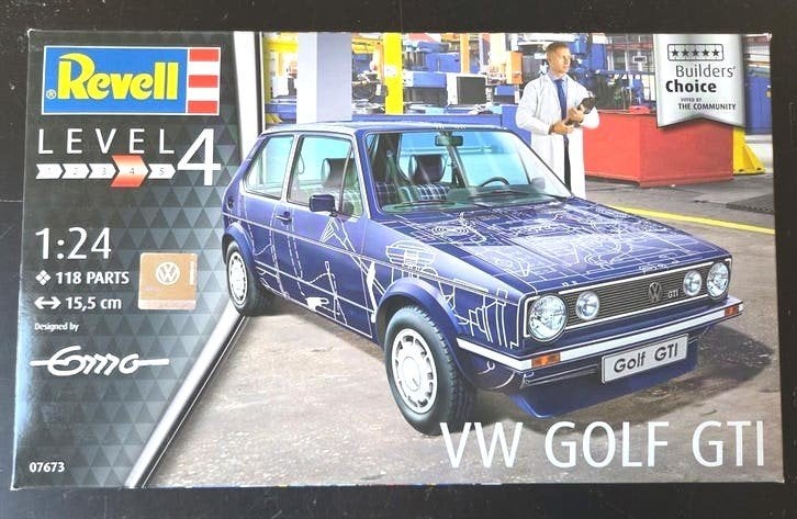 Revell  VW Golf GTI "Builders Choice" 1:24  Sealed, Auto, Revell, Groter dan 1:32, Nieuw