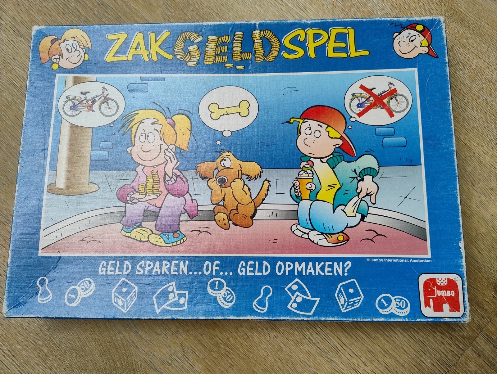 Diverse spellen: Super Pim Pam Pet, Zakgeldspel, Speak Out, Ophalen, Gebruikt