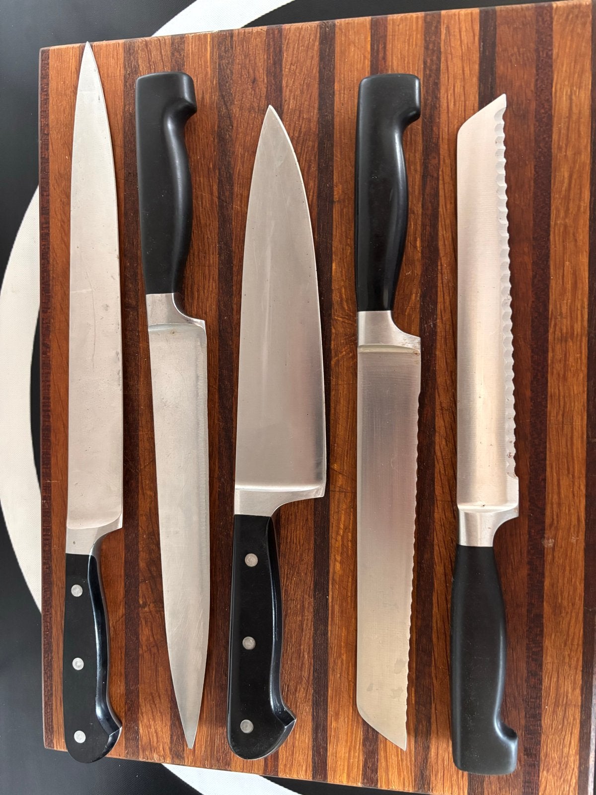 Diverse Messen: Zwilling en Wusthof, Gebruikt, Los bestek, Ophalen of Verzenden, Rvs of Chroom