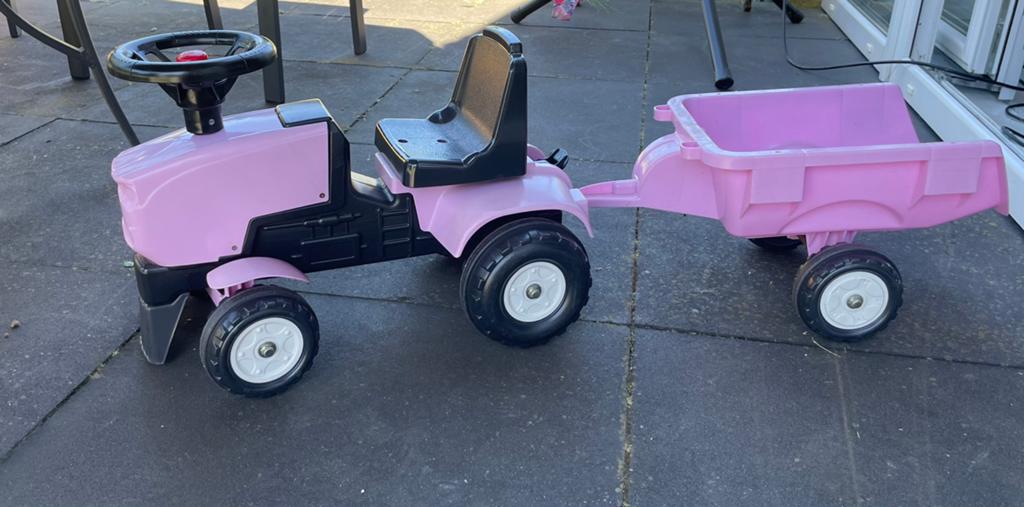 Mooie z.g.a.n. roze loop tractor, Ophalen, Zo goed als nieuw, Overige merken
