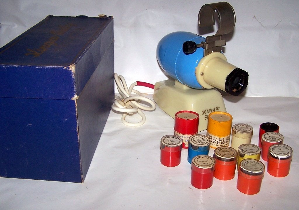 Prachtige set-Kinga Baby projector Izgs, Verzamelen, Ophalen of Verzenden, 1960 tot 1980, Projector