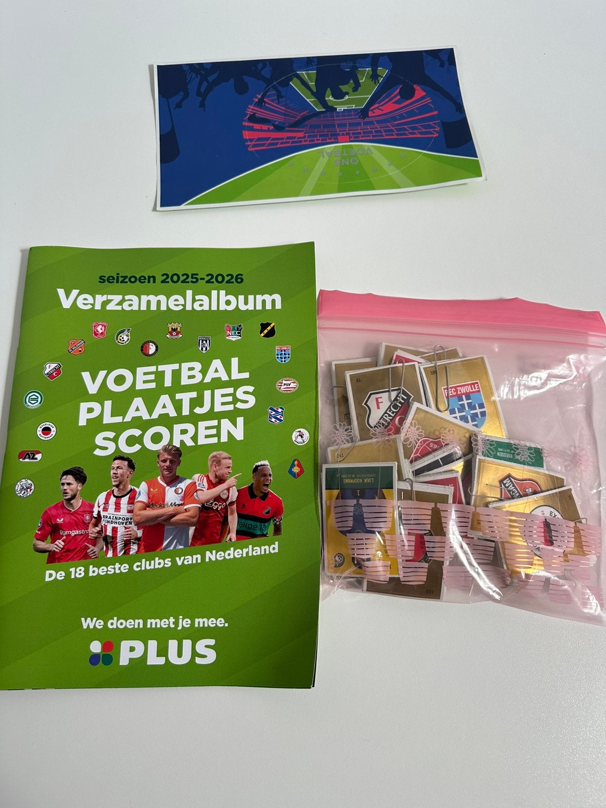 Voetbalplaatjes Plus, Verzamelen, Speelkaarten, Jokers en Kwartetten, Ophalen, Zo goed als nieuw, Speelkaart(en)