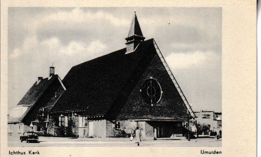 IJMUIDEN - ICHTUS KERK, Ophalen of Verzenden, Ongelopen, Noord-Holland
