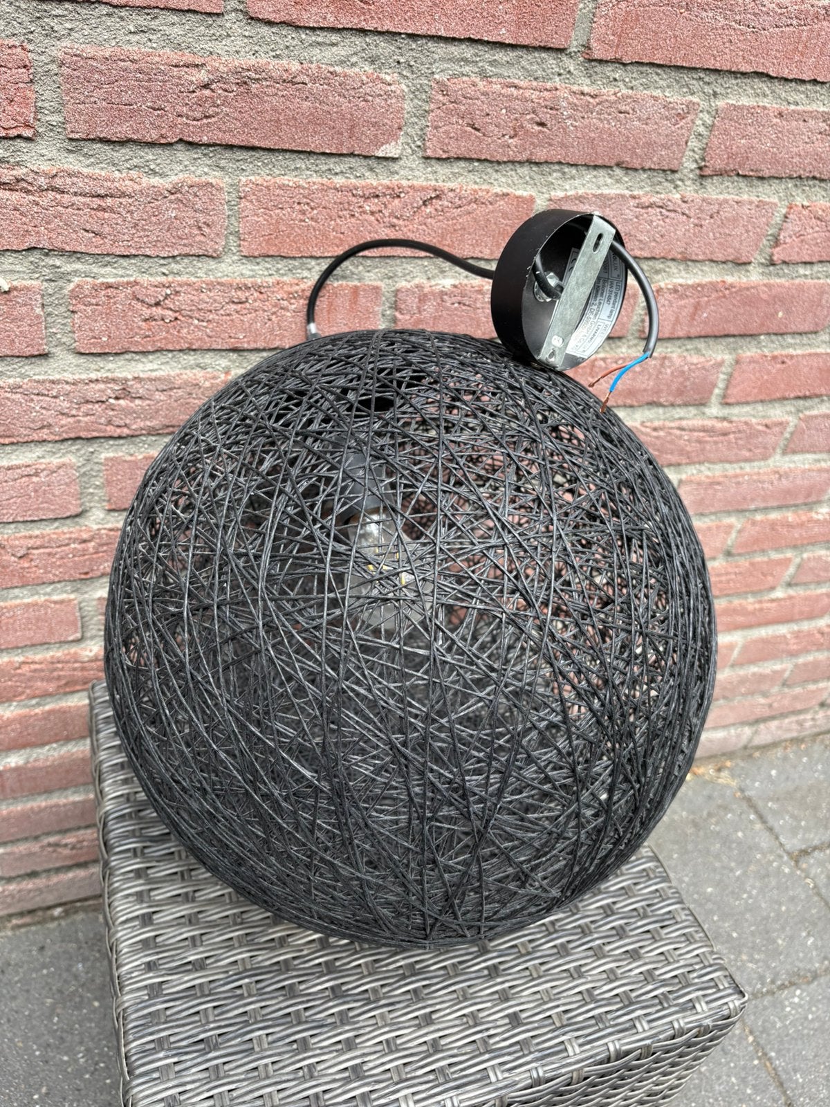 Plafondlamp bol, Ophalen, Gebruikt