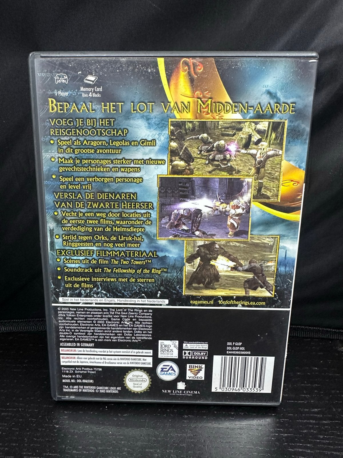 Lord of the Rings: The Two Towers - Nintendo GameCube, Avontuur en Actie, Verzenden, 1 speler, H
